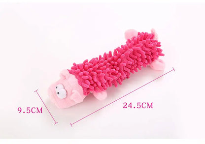 Durable Low Price Pet Dog Plush Toy Animal Shape with Squeaky for Small Dogs Chihuahua Yorkshire Bichon Puppy Chew Cleaning Toys