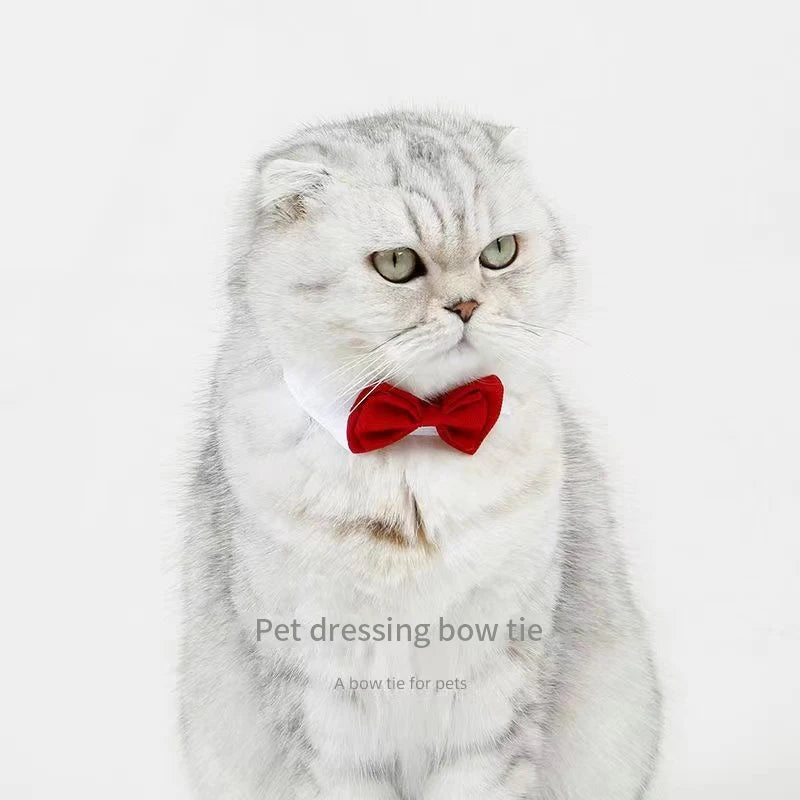 1PC Pets Puppy Dogs Cats Adjustable Bow Tie Collar Necktie Bowknot Bowtie Holiday Wedding Decoration Grooming Accessories