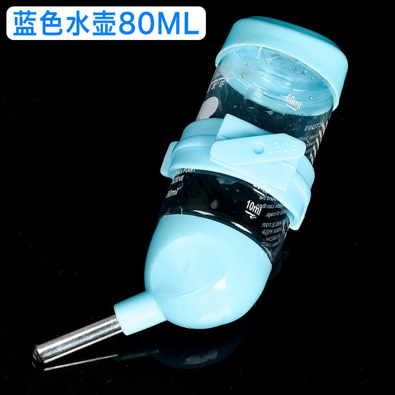 Hamster Toys Water Feeder Small Animals Automatic Dispenser Water Bottle Bowls Dish with Food Container for Guinea Pig Rat