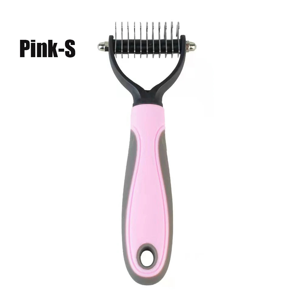 Professional Pet Deshedding Brush Dog Hair Remover Pet Fur Knot Cutter Puppy Cat Comb Brushes Dogs Grooming Shedding Supplies