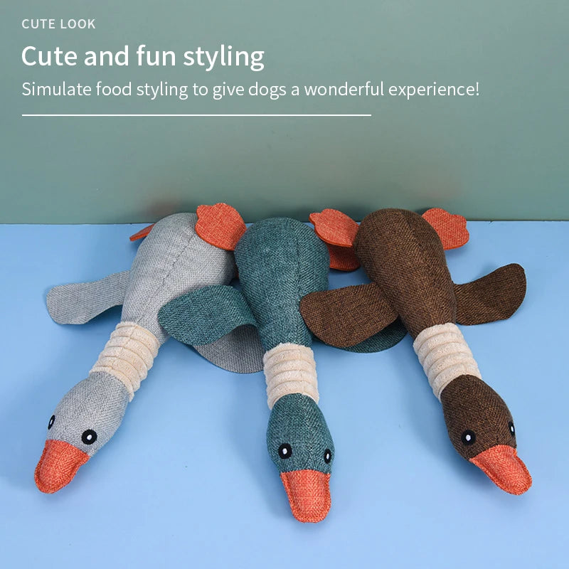 New Dog Toys Wild Goose Sounds Toy Cleaning Teeth Puppy Dogs Chew Supplies Training Household Pet Dog Toys Accessories