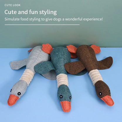 New Dog Toys Wild Goose Sounds Toy Cleaning Teeth Puppy Dogs Chew Supplies Training Household Pet Dog Toys Accessories