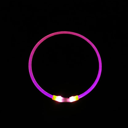 Led Dog Collar Luminous Usb Cat Dog Collar 3 Modes Led Light Glowing Loss Prevention LED Collar For Dogs Pet Dog Accessories