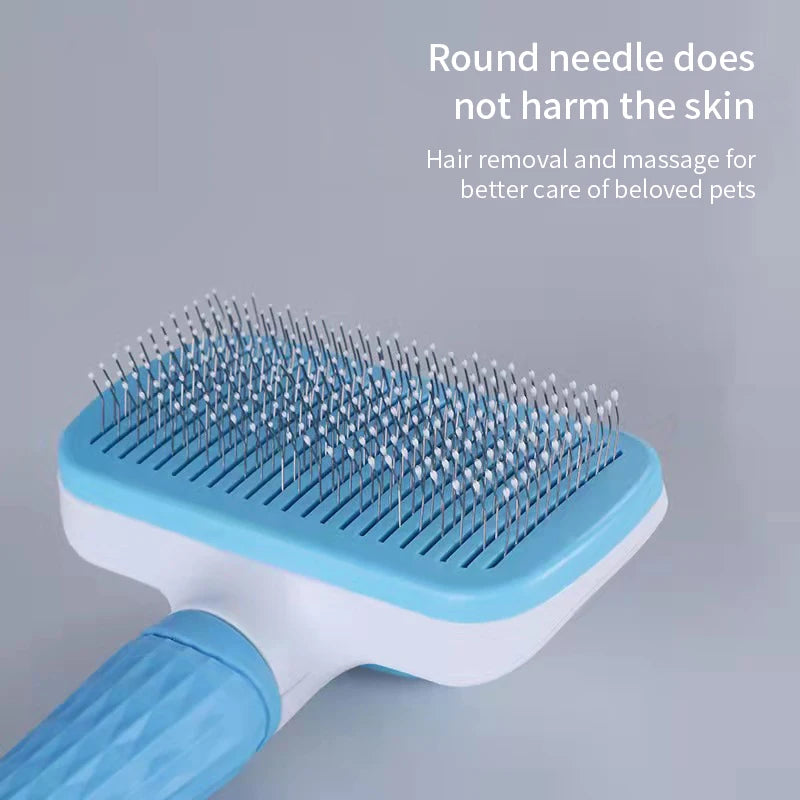 Dog Hair Remover Brush – Grooming & Care Comb for Long-Haired Dogs and Cats, Bath Brush & Shedding Tool.