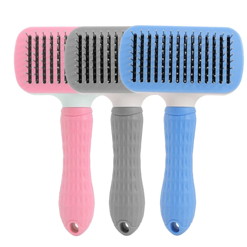 Dog Hair Remover Brush – Grooming & Care Comb for Long-Haired Dogs and Cats, Bath Brush & Shedding Tool.