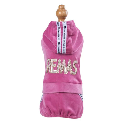 Pet Clothing Four-legged Fashion letter Pet Dog Clothes for Dogs Hoodie Sweatshirt One-piece Jumpsuit chihuahua clothes bulldog
