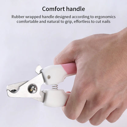 Pet Nail Clipper with Filer – Professional Grooming Tool for Cats & Dogs, Safe and Easy Nail Trimming.