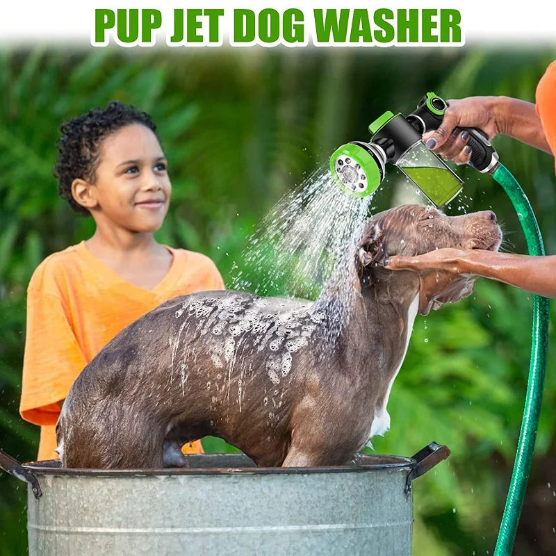 High-pressure Sprayer Nozzle Hose dog shower Gun 3 Mode Adjustable Pet Wash Cleaning bath Water Foam Soap Sprayer dog clean tool