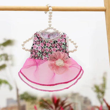 Dress for Dog Pets Clothes Chihuahua Wedding Dress Skirt Cloth Accessory Dog Pet Dress Supplies Hanbok Cat Costume