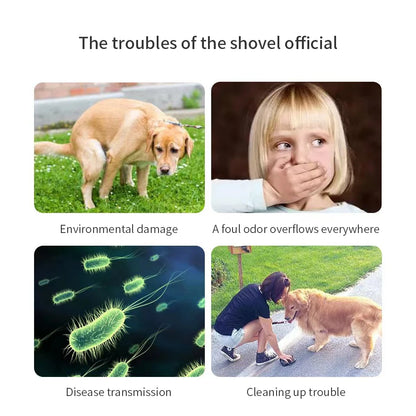 1pc Pet Poop Bag – Poop-Shaped Waste Bags with Portable Dispenser.