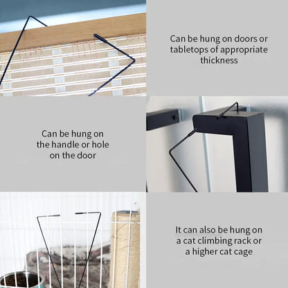 Interactive Cat Toy Hanging Clip Door Plush Mouse Self-hi Hanging Door Elastic Funny Cat Toy Juguetes Para Gatos Rascador Gato
