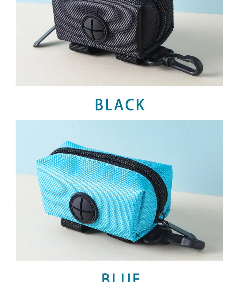 Pet Dog Poop Bag Holder Leash Attachment Adjustable Mini Travel Garbage Bag Dogs Waste Poop Bags Dispenser Pet Cleaning Tools