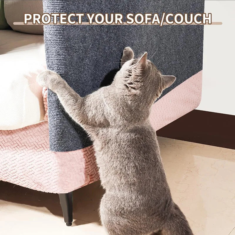 Cat Scratching Mat Cat Scratcher Sofa Tape Scratching Post Self-adhesive Carpet Cats Scratch Board Cat Accessories