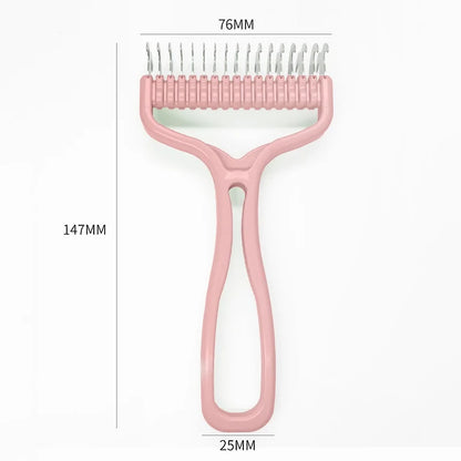 Cat brush Cat Fur Knot Cutter Pets Hair Removal Comb Dog Grooming Shedding Tools Double sided Stainless Brush Pet Products