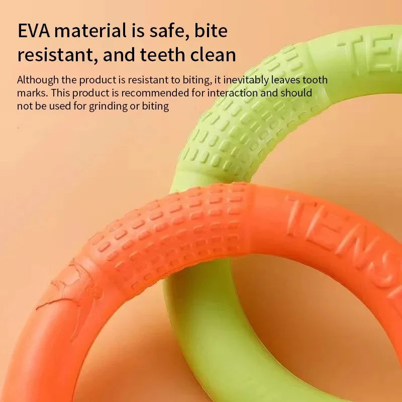 Dog Toys Pet Flying Discs EVA Dog Training Ring Puller Resistant Toys For Dogs Floating Puppy Bite Ring Toy Interactive