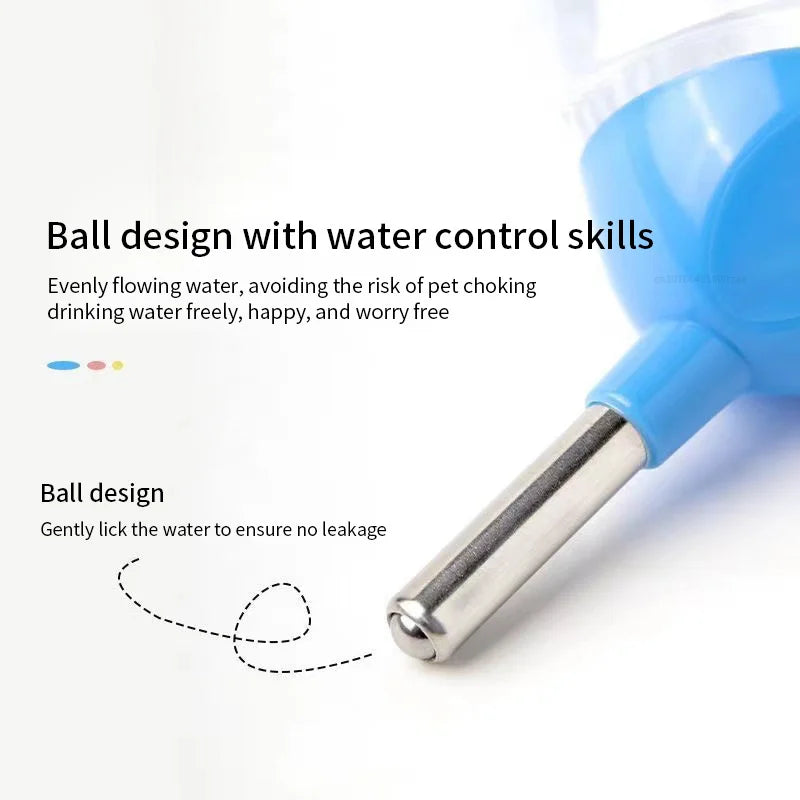 Hamster Toys Water Feeder Small Animals Automatic Dispenser Water Bottle Bowls Dish with Food Container for Guinea Pig Rat