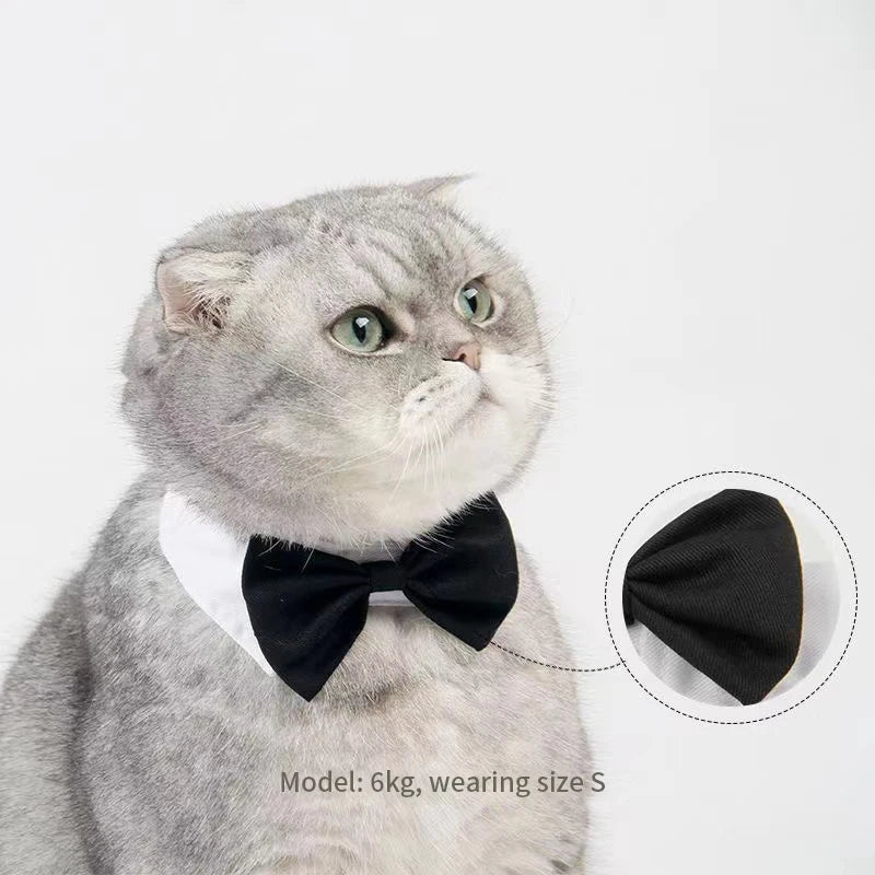 1PC Pets Puppy Dogs Cats Adjustable Bow Tie Collar Necktie Bowknot Bowtie Holiday Wedding Decoration Grooming Accessories