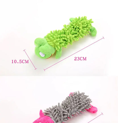 Durable Low Price Pet Dog Plush Toy Animal Shape with Squeaky for Small Dogs Chihuahua Yorkshire Bichon Puppy Chew Cleaning Toys