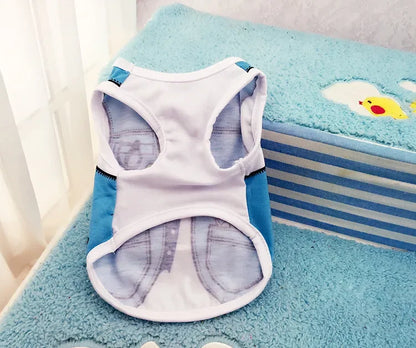 Pet Dog Clothes Clothing Cartoon  Puppy Dogs Soft Vests Summer Shirt Casual T-Shirt for Small Pet Supplies vest for dogs