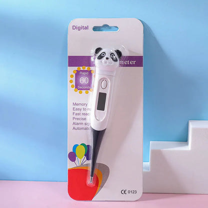 Cartoon Portable Electronic Thermometer Soft-head Safe Products Veterinary Accessories Pet Medical Equipment Tool Supplies