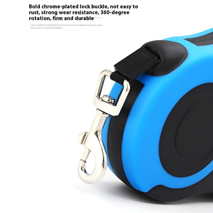 3m 5m Dog traction Leash for Dogs Cat Automatic Retractable Durable Nylon Lead Puppy Outdoor Travel Walking Hiking Traction Rope