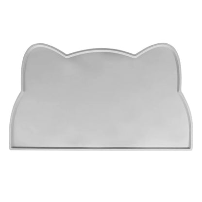 Waterproof Pet Mat For Dog Cat Solid Color Silicone Pet Food Feeding Pad Pet Bowl Drinking Mat Portable Dog Feeding Mat Placemat