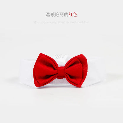 1PC Pets Puppy Dogs Cats Adjustable Bow Tie Collar Necktie Bowknot Bowtie Holiday Wedding Decoration Grooming Accessories