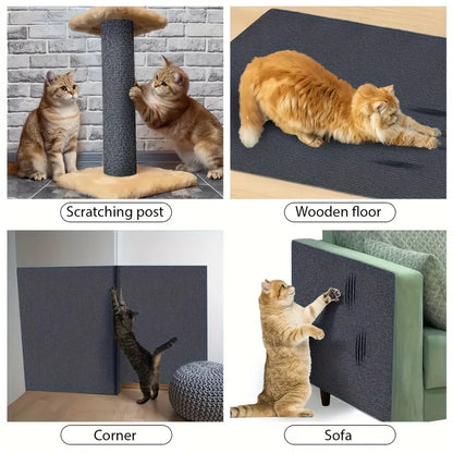Cat Scratching Mat Cat Scratcher Sofa Tape Scratching Post Self-adhesive Carpet Cats Scratch Board Cat Accessories