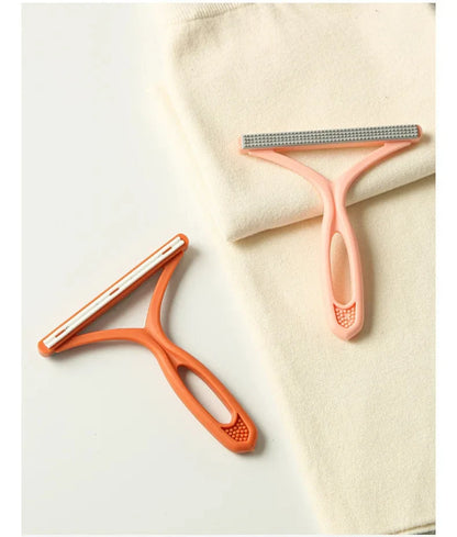 1pc 2in1 Double Sided Pet Hair Remover Lint Remover Clean Tool Shaver Sweater Cleaner Fabric Shaver Scraper For Clothes Carpet