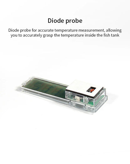 Aquarium Thermometer Electronic LCD Digital Fish Tank Temperature Measurement Fish Tank Temp Meter Aquarium Accessories