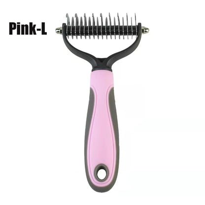 Professional Pet Deshedding Brush Dog Hair Remover Pet Fur Knot Cutter Puppy Cat Comb Brushes Dogs Grooming Shedding Supplies
