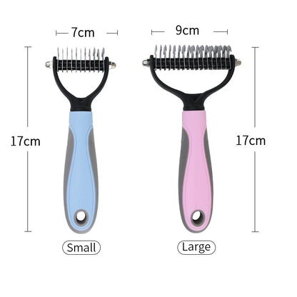 Professional Pet Deshedding Brush Dog Hair Remover Pet Fur Knot Cutter Puppy Cat Comb Brushes Dogs Grooming Shedding Supplies