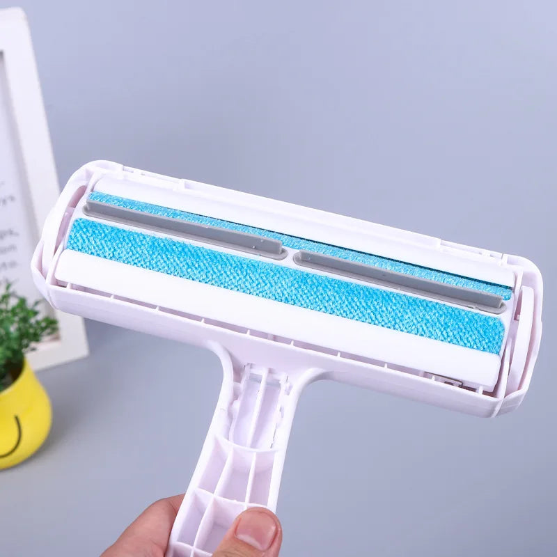 Pet Hair Remover Roller - Dog & Cat Fur Remover with Self-Cleaning Base - Efficient Animal Hair Removal Tool - Perfect for Furni