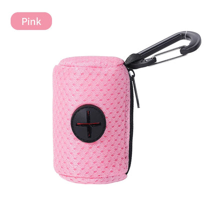 Dog Poop Bag Dispenser Hangingable Dog Poop Bag Holder Poo Bags Dispenser for Dogs Walking Garbage Bags Dispensers Pet Supplies
