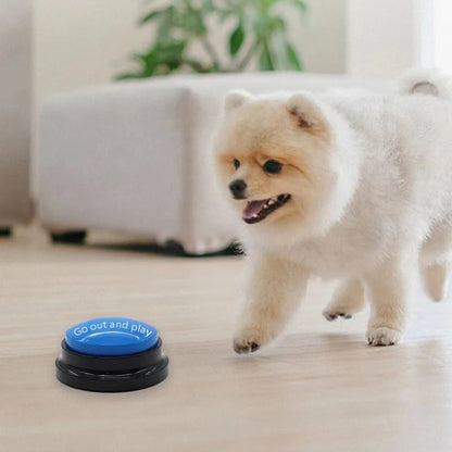 Funny Dog Recordable Pet Toys Travel Talking Pet Starters Pet Speaking Buttons Portable Cute Pet Supplies Communication Dog