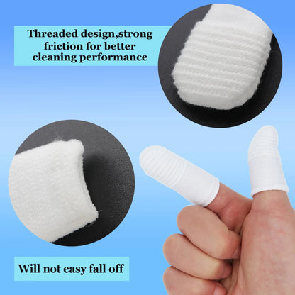 10pcs Pet Two-finger Brushing Finger Cots Puppy Teeth Oral Cleaning Tool Kitten Finger Toothbrush Pets Care Accessories Supplies